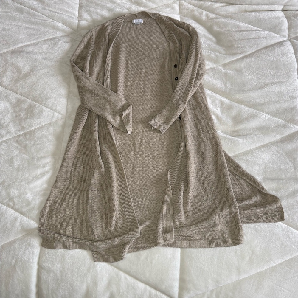 J. Jill Tan Knit Cardigan